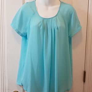 Sheer Pleione flowy top